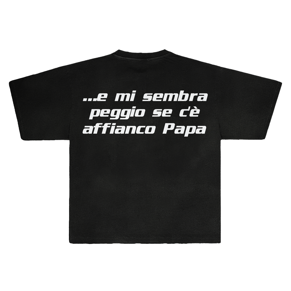 ...E MI SEMBRA PEGGIO SE HO AFFIANCO PAPA TEE